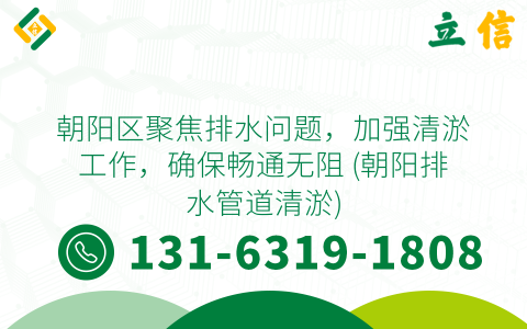 朝阳区聚焦排水问题，加强清淤工作，确保畅通无阻 (朝阳排水管道清淤)