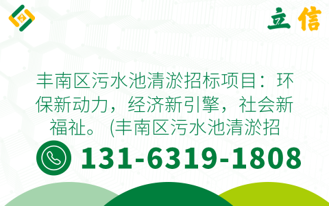 丰南区污水池清淤招标项目：环保新动力，经济新引擎，社会新福祉。 (丰南区污水池清淤招标项目)
