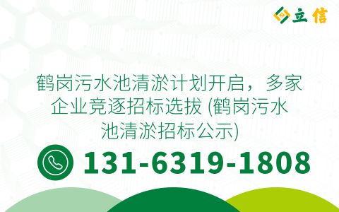 鹤岗污水池清淤计划开启，多家企业竞逐招标选拔 (鹤岗污水池清淤招标公示)