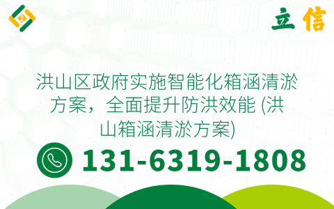 洪山区政府实施智能化箱涵清淤方案，全面提升防洪效能 (洪山箱涵清淤方案)