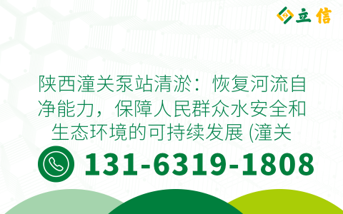 陕西潼关泵站清淤：恢复河流自净能力，保障人民群众水安全和生态环境的可持续发展 (潼关泵站清淤)