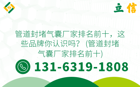 管道封堵气囊厂家排名前十，这些品牌你认识吗？ (管道封堵气囊厂家排名前十)