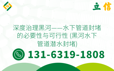 深度治理黑河——水下管道封堵的必要性与可行性 (黑河水下管道潜水封堵)