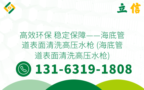 高效环保 稳定保障——海底管道表面清洗高压水枪 (海底管道表面清洗高压水枪)